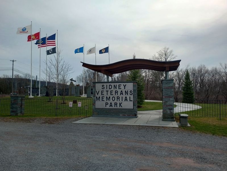 Sidney Veterans Memorial Park image. Click for full size.
