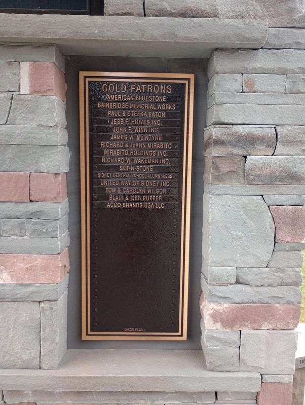Sidney Veterans Memorial Park Marker image. Click for full size.