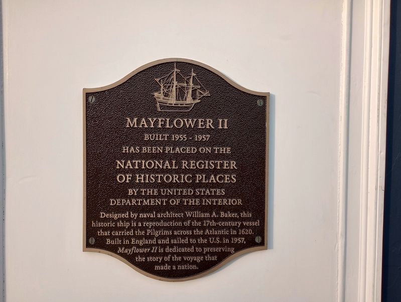 Mayflower II Marker image. Click for full size.