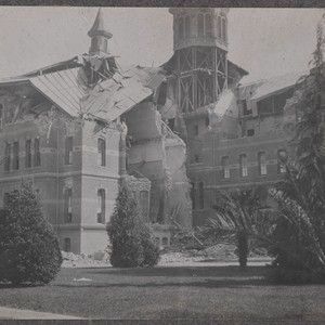 Agnews Insane Asylum After 1906 Earthquake image. Click for full size.