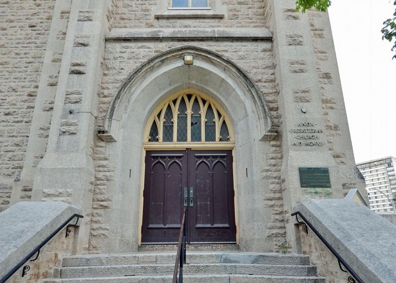 Knox Church Marker image. Click for full size.
