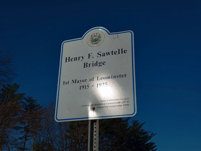 Henry F. Sawtelle Bridge Marker image. Click for full size.