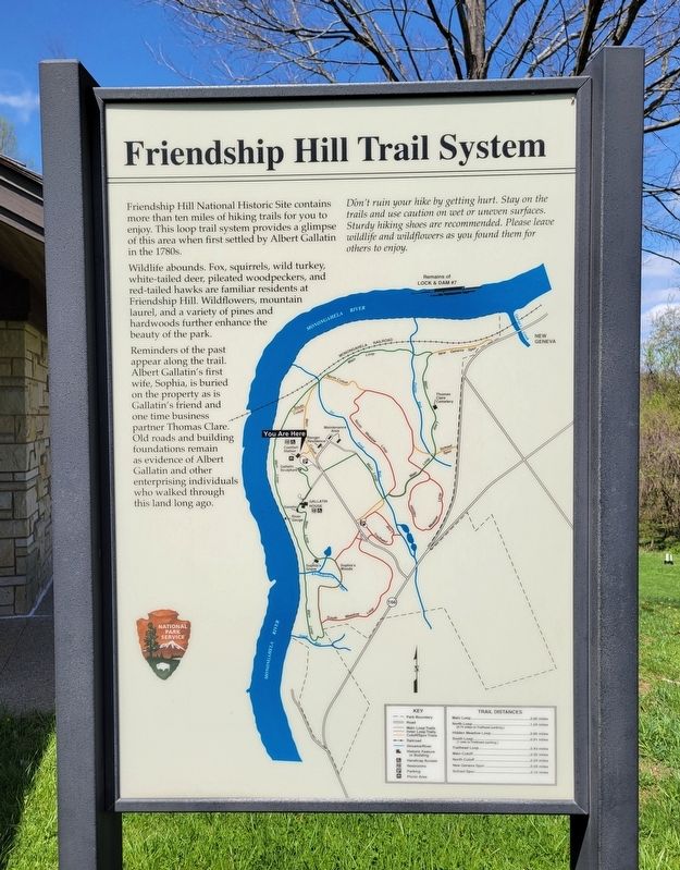 Friendship Hill Trail System Marker image. Click for full size.