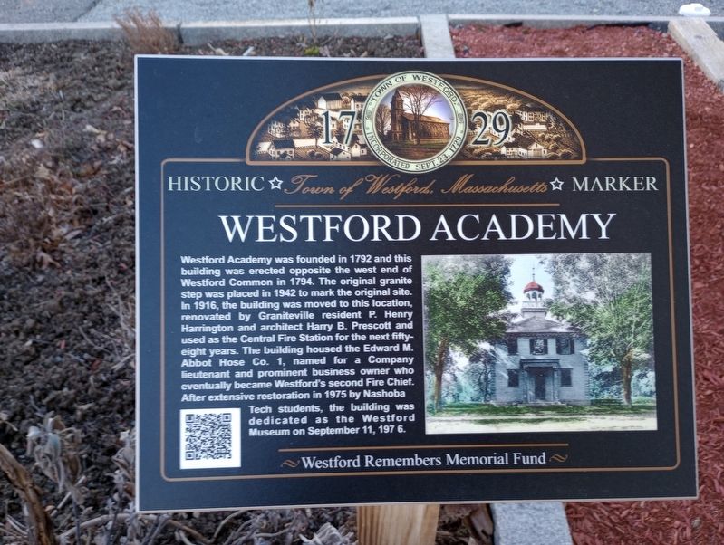 Westford Academy Marker image. Click for full size.