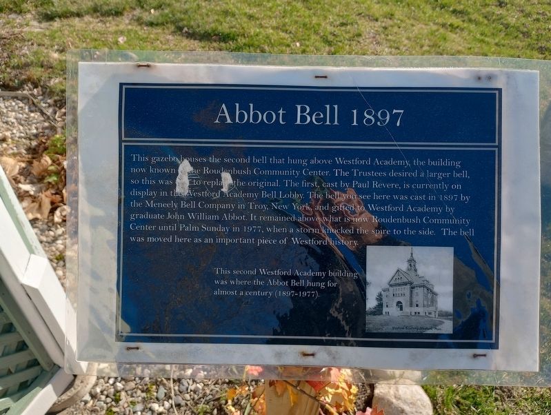 Abbot Bell 1897 Marker image. Click for full size.