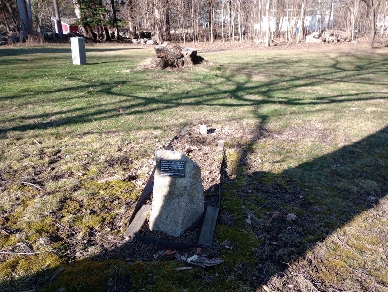 Rear Foundation of Westford Academy Marker. Click for full size. Rear Foundation of Westford Academy Marker image. Click for full size.