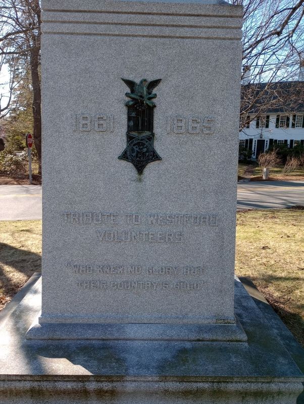 Westford Civil War Monument image. Click for full size.