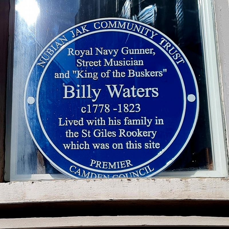 Billy Waters Marker. Click for full size. Billy Waters Marker image. Click for full size.