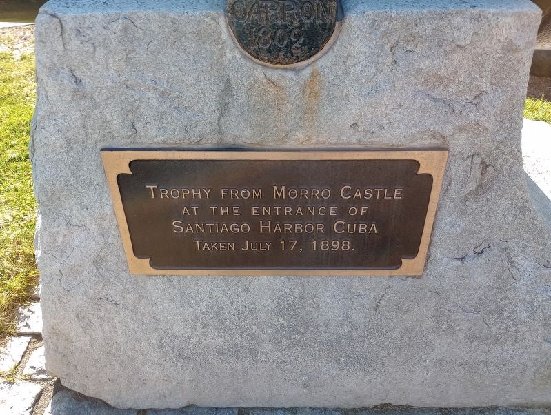 Trophy From Morro Castle Marker. Click for full size. Trophy From Morro Castle Marker image. Click for full size.