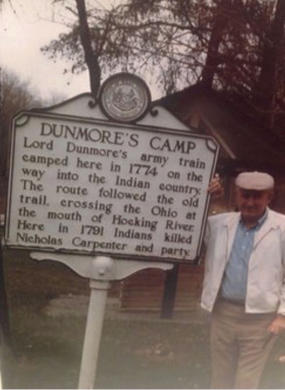 Dunmores Camp Marker image. Click for full size.