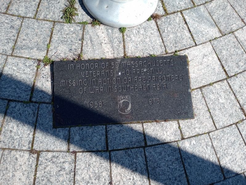 Massachusetts 59 POW & MIA Memorial Marker image. Click for full size.