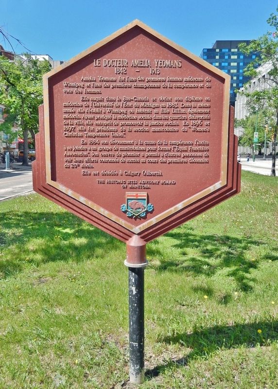 Le Docteur Amelia Yeomans Marker (<i>Français</i>). Click for full size. Le Docteur Amelia Yeomans Marker (<i>Français</i>) image. Click for full size.