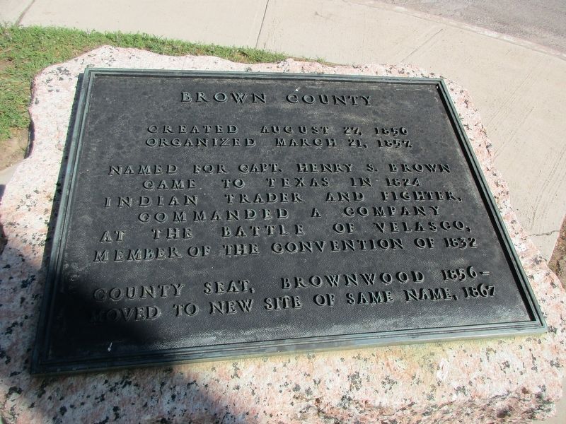 Brown County Marker image. Click for full size.