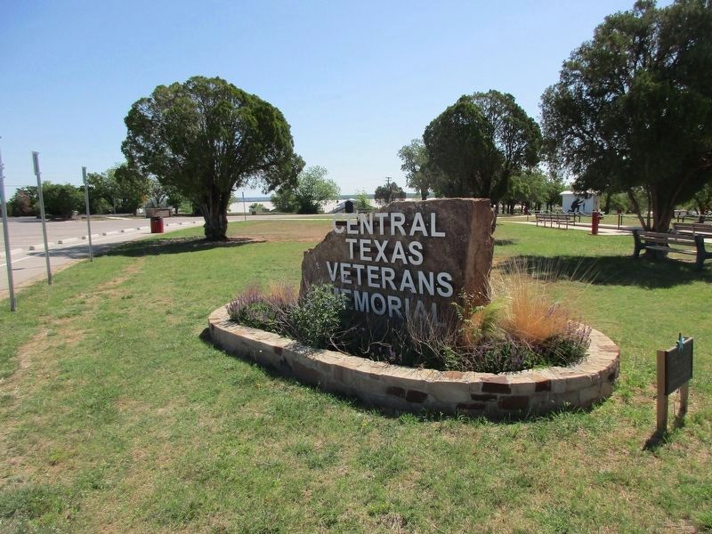 Central Texas Veterans Memorial Park Sign image. Click for full size.