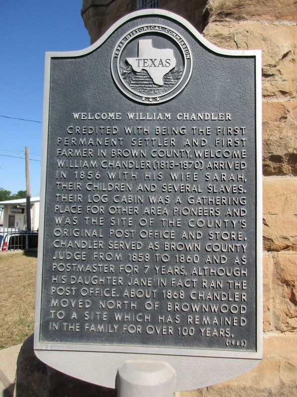 Welcome William Chandler Marker image. Click for full size.