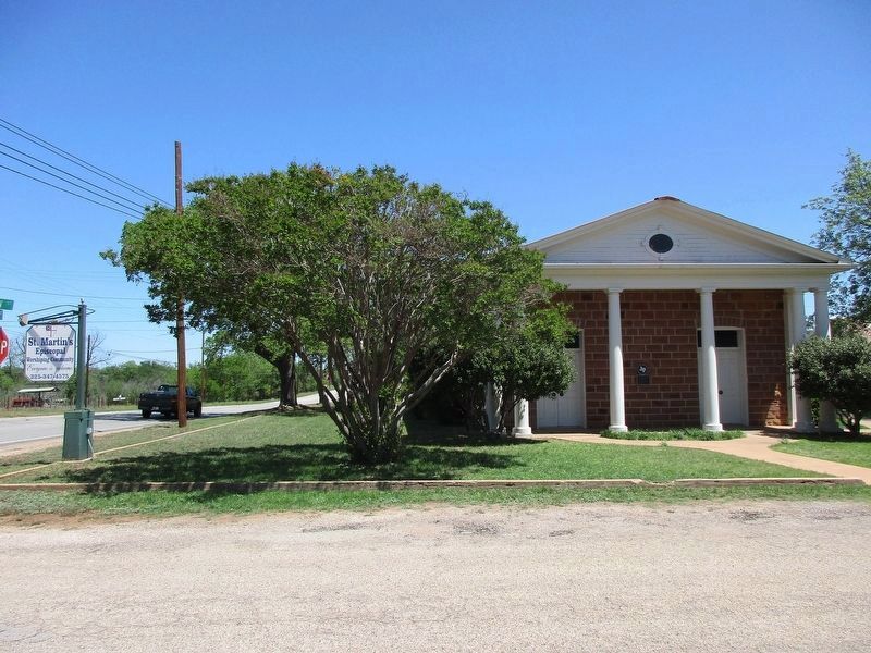 First Christian Church and Marker image. Click for full size.