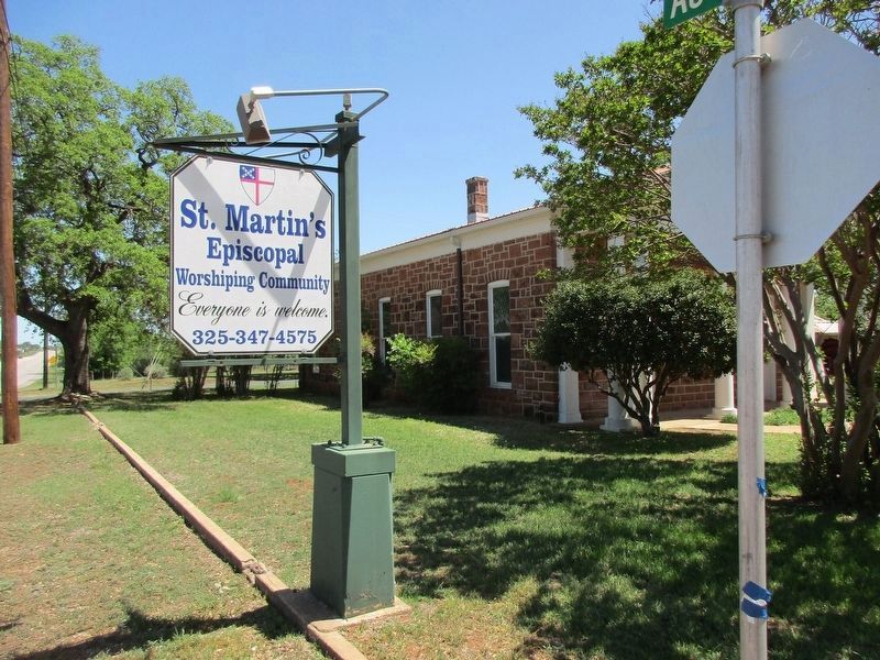 St. Martin's Episcopal Worshiping Community sign image. Click for full size.