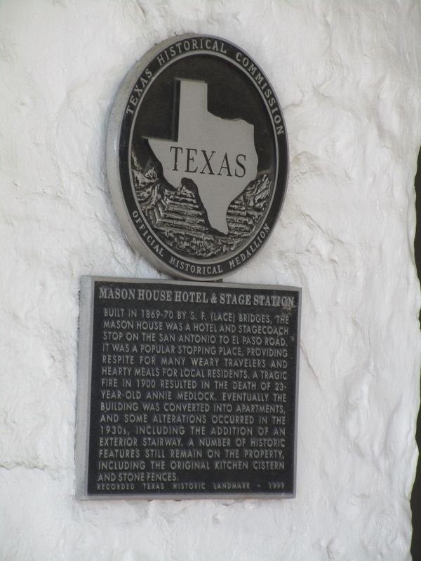 Mason House Hotel & Stage Station Marker image. Click for full size.