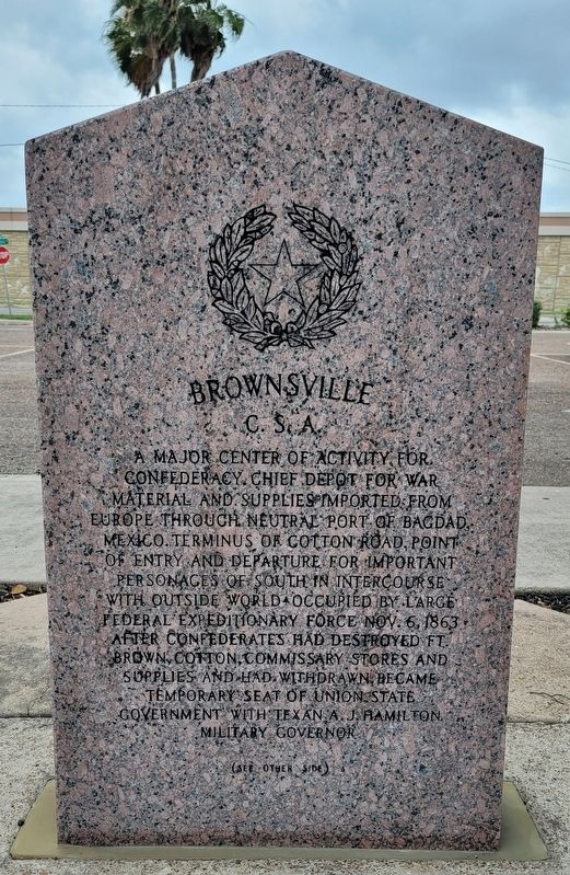 Brownsville C.S.A. Marker. Click for full size. Brownsville C.S.A. Marker image. Click for full size.