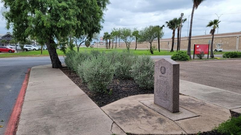 The Brownsville C.S.A. Marker in the parking lot of the Brownsville Convention & Visitors Bureau. Click for full size. The Brownsville C.S.A. Marker in the parking lot of the Brownsville Convention & Visitors Bureau image. Click for full size.
