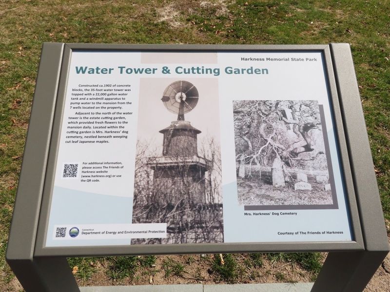Water Tower & Cutting Garden Marker image. Click for full size.