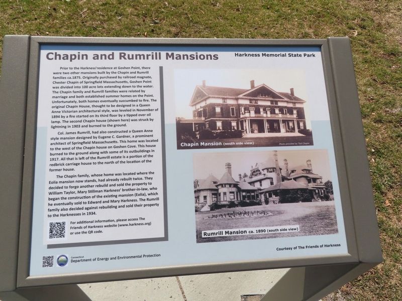 Chapin and Rumrill Mansions Marker image. Click for full size.