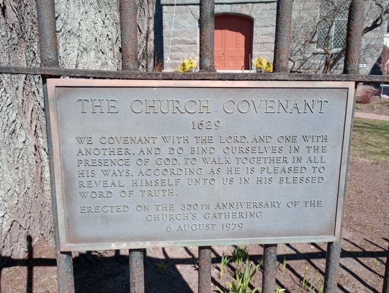 The Church Covenant 1629 image. Click for full size.