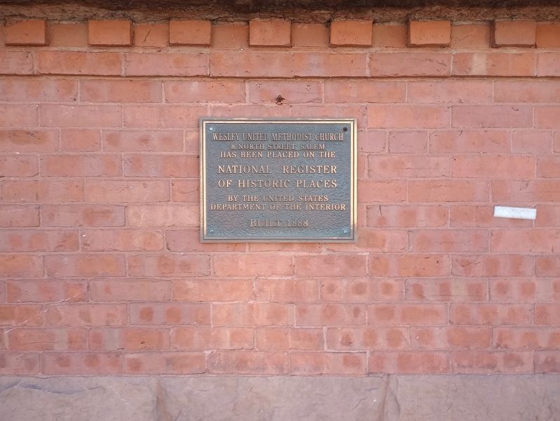 Wesley United Methodist Church Marker image. Click for full size.