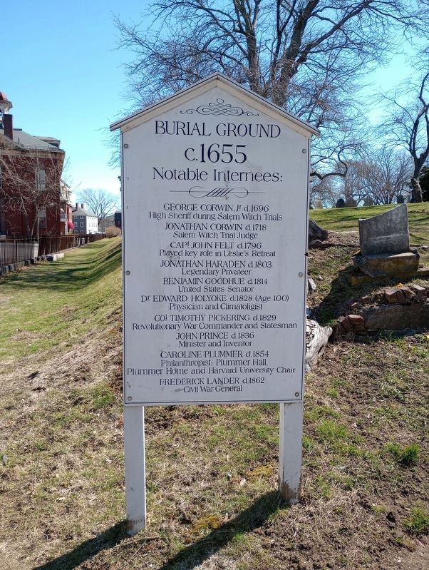 Burial Ground Marker. Click for full size. Burial Ground Marker image. Click for full size.
