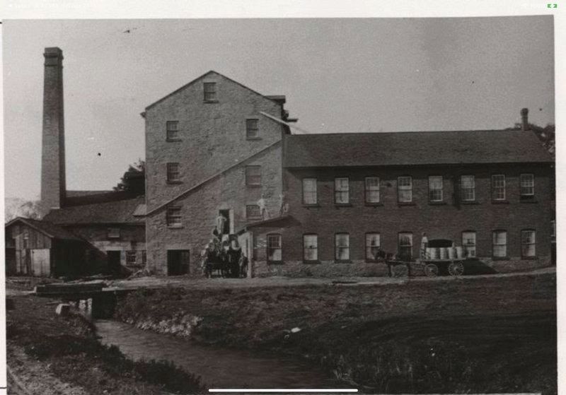 Richard Hatts mill at Ogilvie and Governors Road, ca 1900. image. Click for full size.