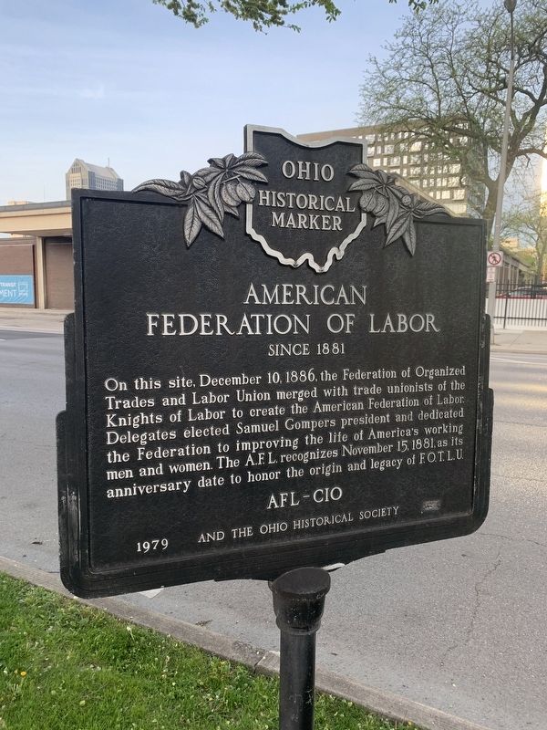 American Federation of Labor Marker image. Click for full size.