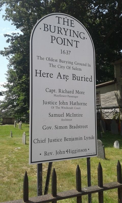 The Burying Point Marker. Click for full size. The Burying Point Marker image. Click for full size.