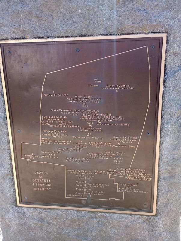 Graves of Greatest Historical Intrest Marker image. Click for full size.