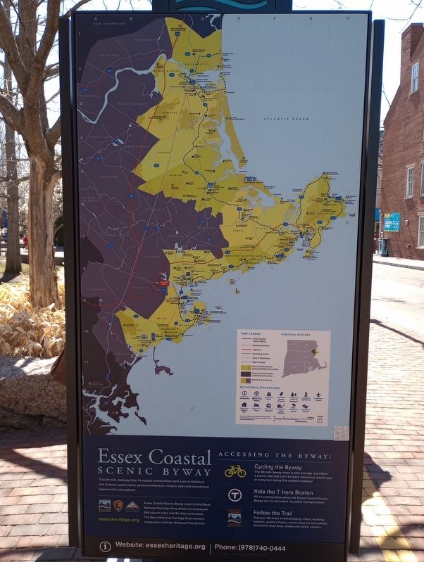 Essex Coastal Scenic Byway / Salem Marker image. Click for full size.