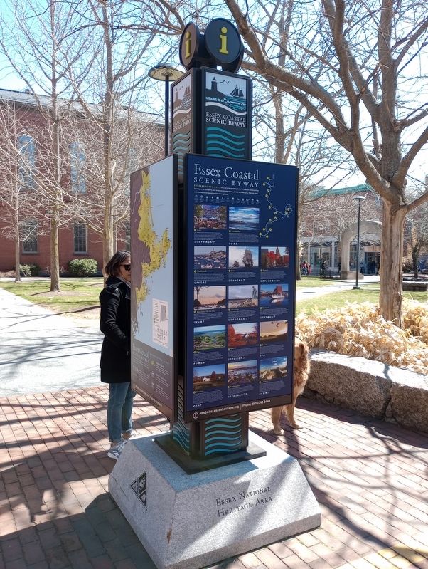Essex Coastal Scenic Byway / Salem Marker image. Click for full size.