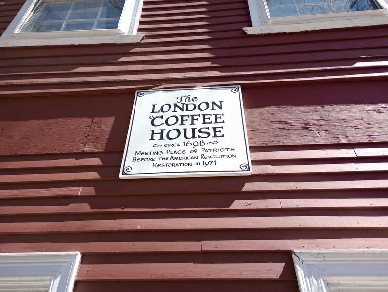 The London Coffee House Marker image. Click for full size.