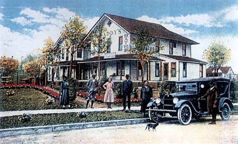 Hotel Waddy, West Baden Springs. Click for full size. Hotel Waddy, West Baden Springs image. Click for full size.