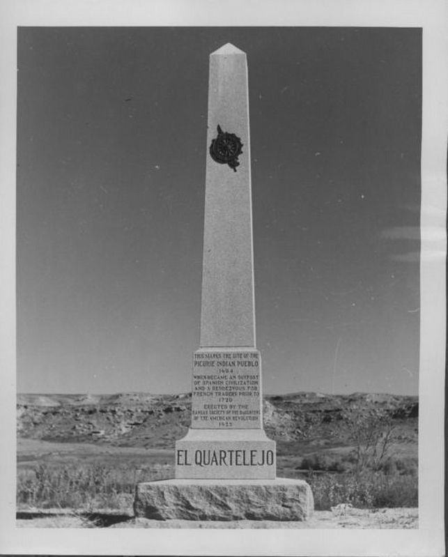 El Quartelejo Monument Scott County, Kansas image. Click for full size.