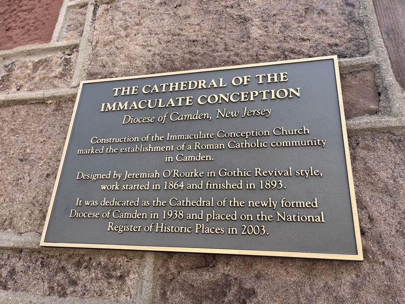 The Cathedral of the Immaculate Conception Marker image. Click for full size.