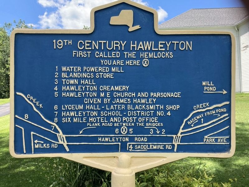 19th Century Hawleyton Marker image. Click for full size.