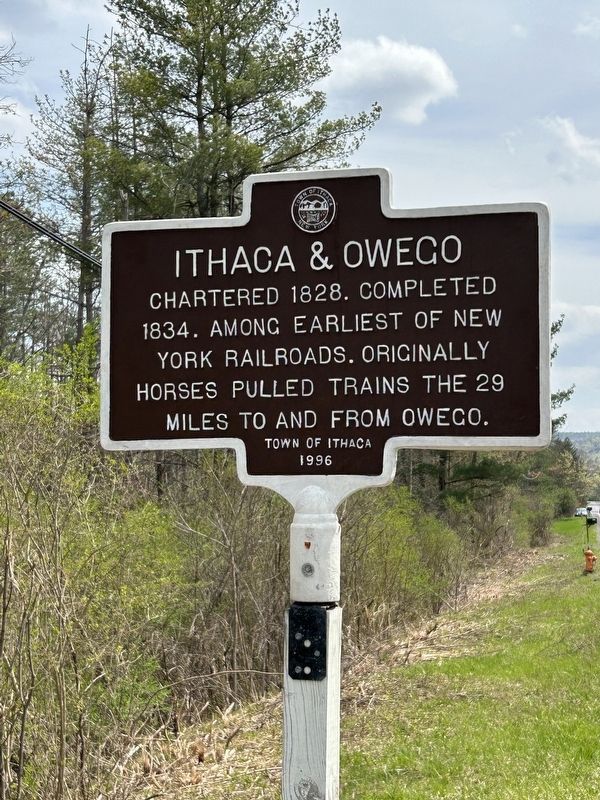 Ithaca & Owego Marker image. Click for full size.