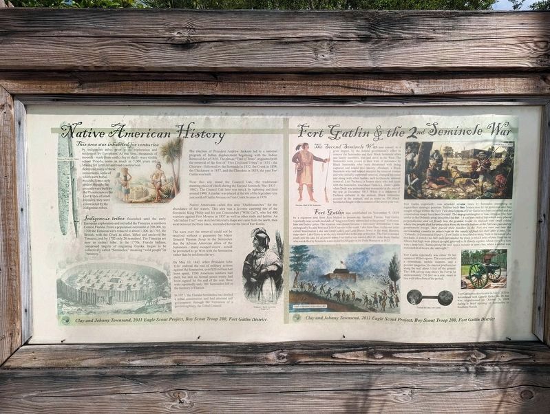 Native American History Marker image. Click for full size.