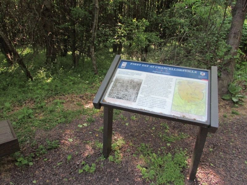 First Day at Chancellorsville Marker image. Click for full size.