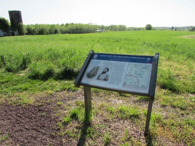 First Day at Chancellorsville Marker image. Click for full size.