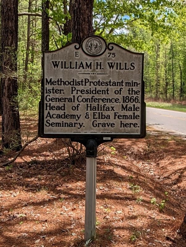 William H. Wills Marker image. Click for full size.