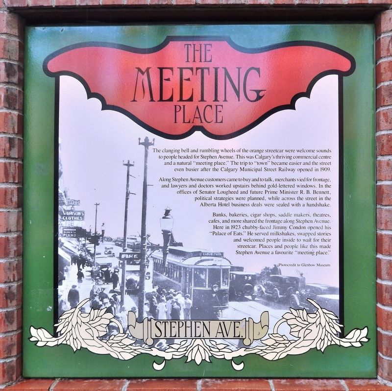 The Meeting Place Marker image. Click for full size.