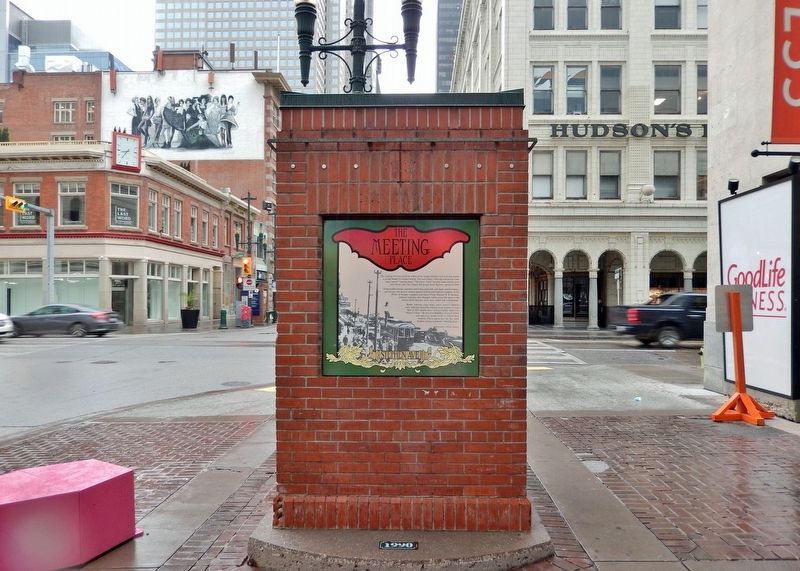The Meeting Place Marker. Click for full size. The Meeting Place Marker image. Click for full size.