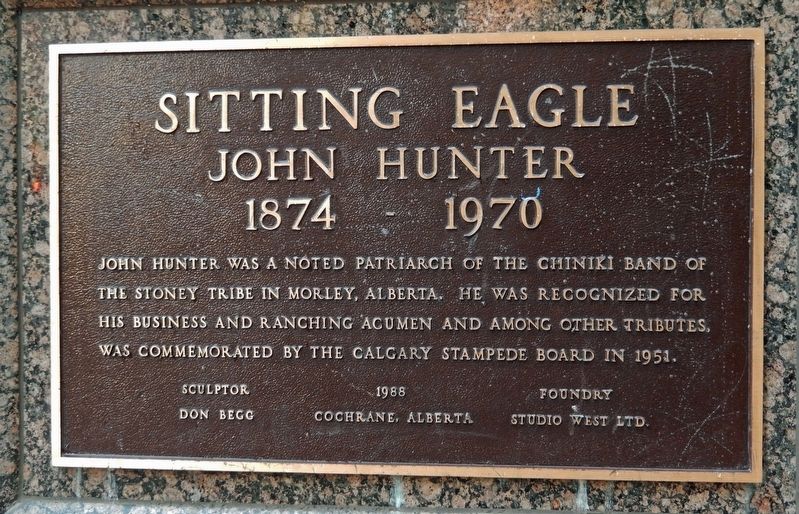 Sitting Eagle Marker image. Click for full size.