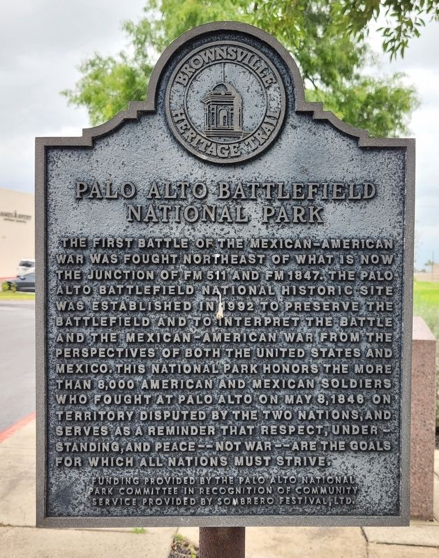 Palo Alto Battlefield National Park Marker image. Click for full size.