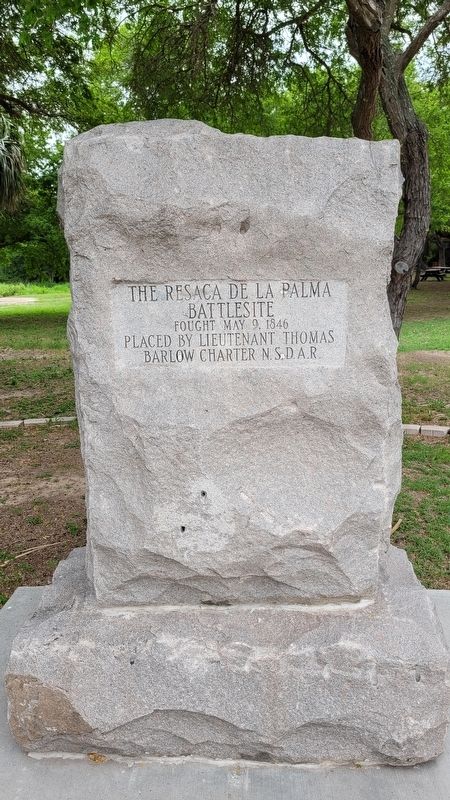 The Resaca de la Palma Battlesite Marker. Click for full size. The Resaca de la Palma Battlesite Marker image. Click for full size.